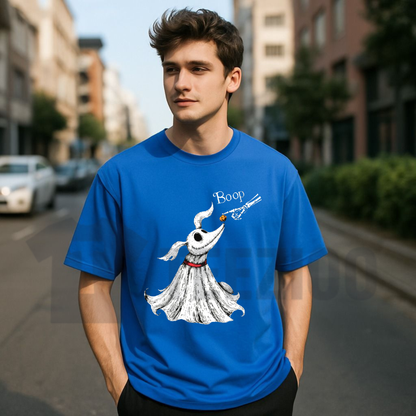 Zero Dog Boop Skeleton Hand Shirt - Funny Spooky Halloween Graphic Tee