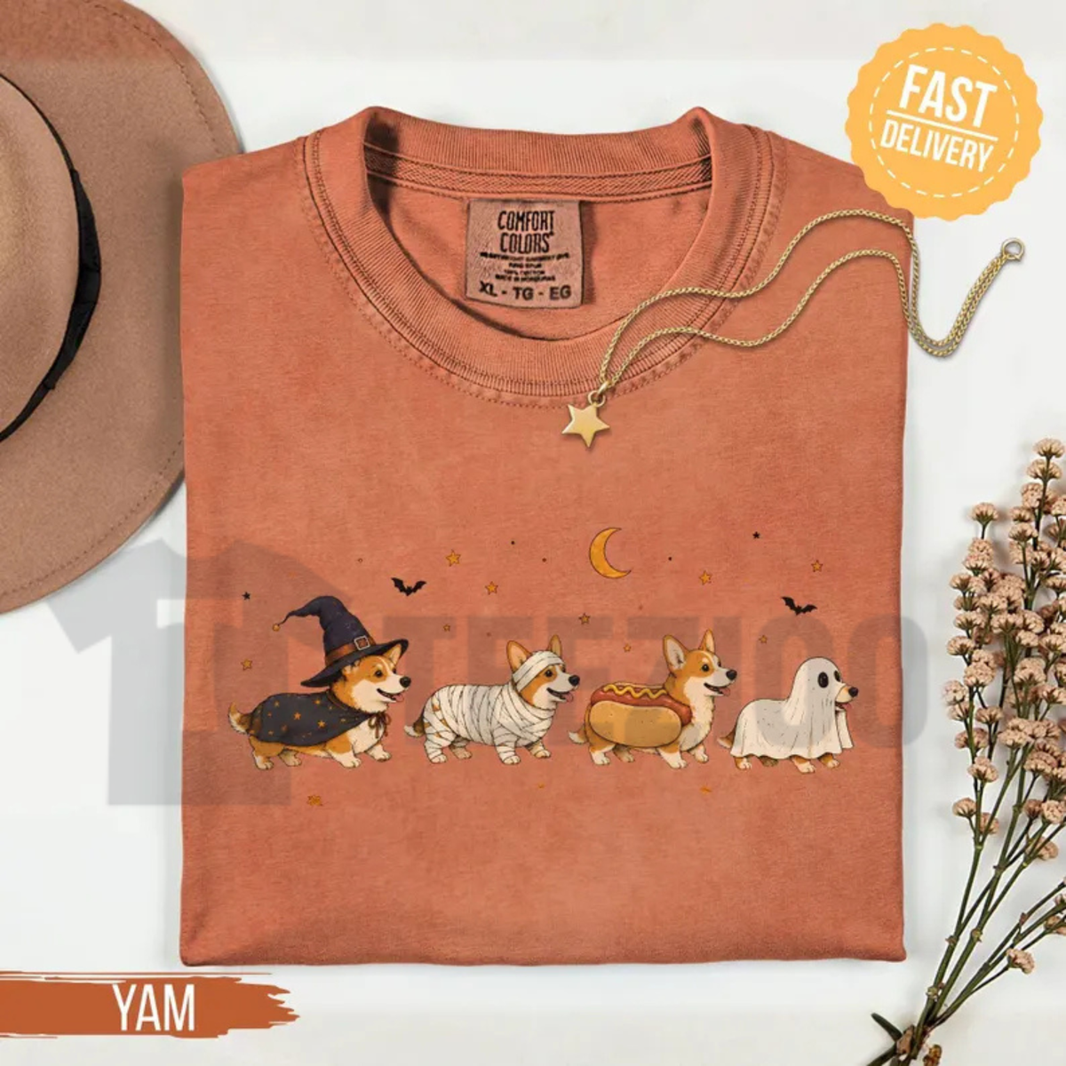 Halloween Corgi Costumes Shirt - Cute Spooky Season Dog Tee