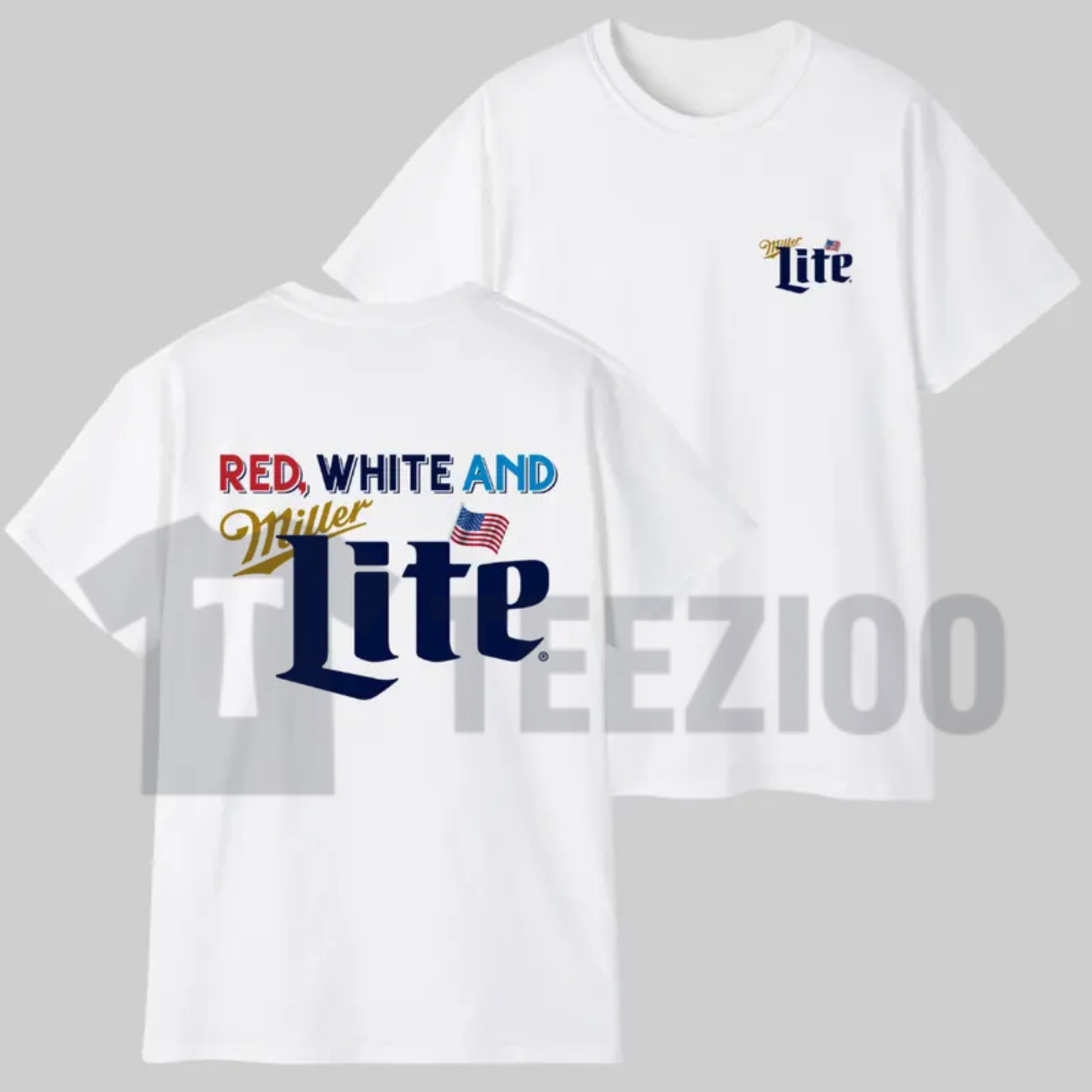 "Red White And Lite" T-Shirt