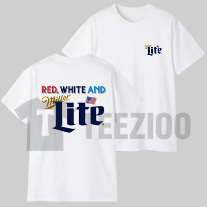 "Red White And Lite" T-Shirt