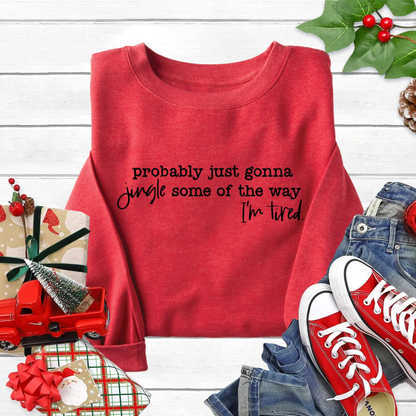 Love In Season Christmas Sweatshirt - Womenswear Holiday Grace Crewneck