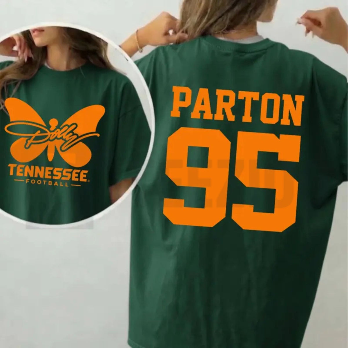 Vintage Country Music Game Day Top – Dolly Parton Tennessee 95 Graphic Apparel