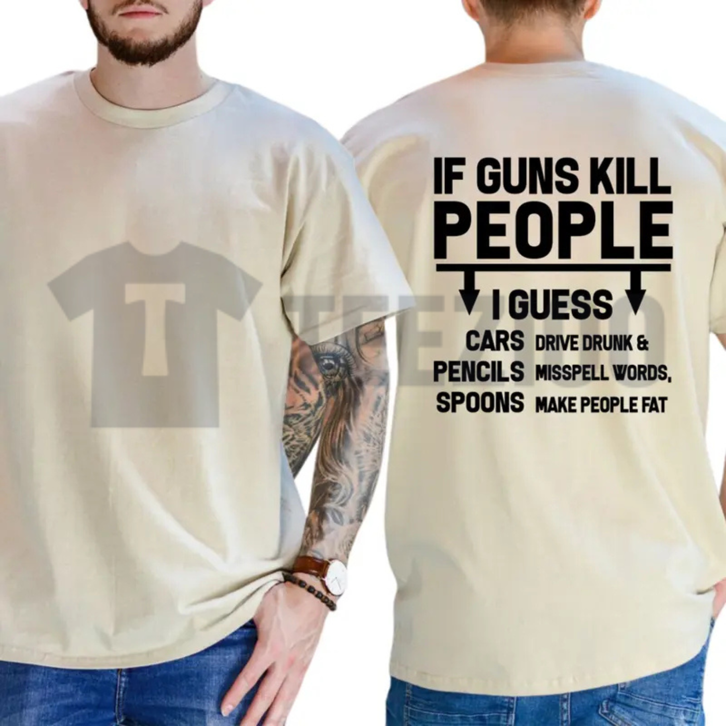Funny 2A Gun Rights Sarcastic T-Shirt