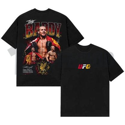 Paddy "The Baddy" Pimblett UFC Heavy Cotton Shirt - Vintage MMA Fan Graphic Tee
