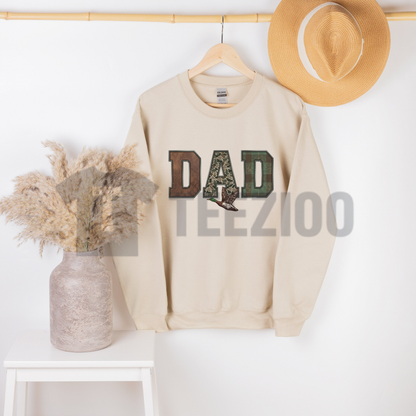 Camo Mama & Dada Matching Sweatshirt - New Parents Graphic Crewneck