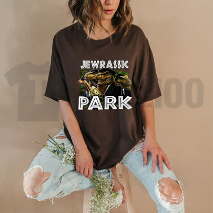 Jewrassic Park T-Shirt – Prehistoric Movie Parody Graphic Tee