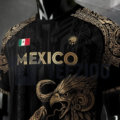 Mexico Aztec Eagle Heritage Soccer t-shirt – All Over Print Men's Football Shirt