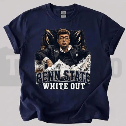 Penn State White Out T-Shirt – Nittany Lions Game Day Fan Tee, Happy Valley College Football Shirt for Men & Women