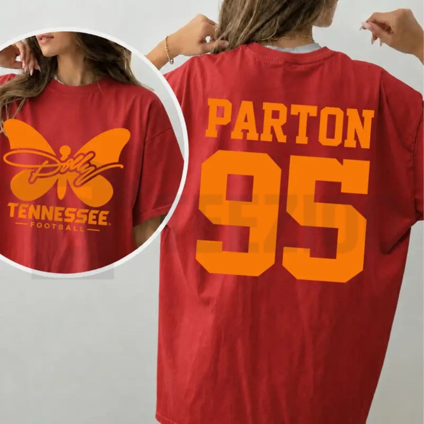 Vintage Country Music Game Day Top – Dolly Parton Tennessee 95 Graphic Apparel