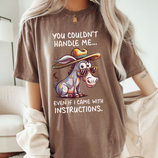 Funny Illustrated Animal T-Shirt – Comfort Colors