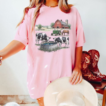 90s Heritage Farm T-Shirt – Classic American Country Lifestyle Tee - Teezioo