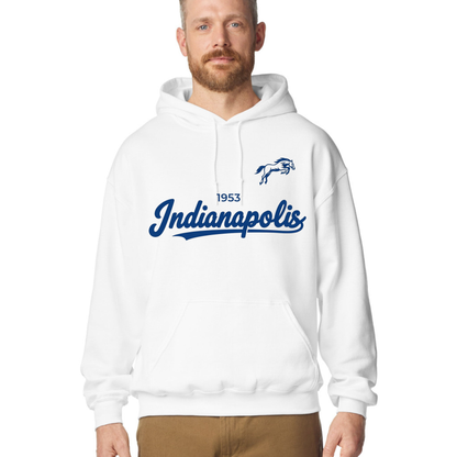 Retro City Football Hoodie - Vintage Hometown Sports Graphic Pullover