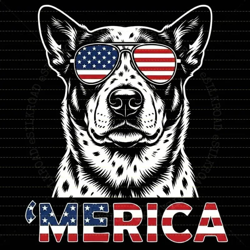 4th of July Dog Lover T-Shirt – Vintage Independence Day Graphic Tee
