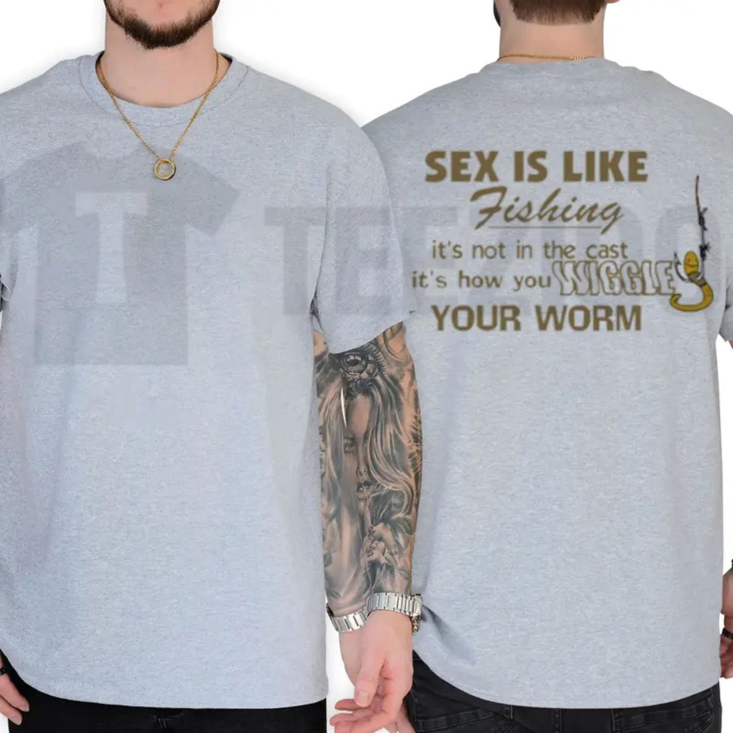 Bait Your Hook Think Like A Fish Tee – Funny Vintage Angler Humour Shirt - Teezioo