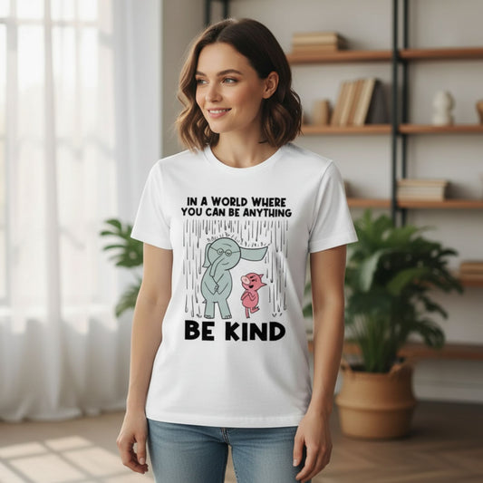 "Be Kind" Teacher & Golf Enthusiast T-Shirt – Aesthetic Educator Graphic Tee, Premium 100% Cotton Sportsmanship Top, Made in USA - Teezioo