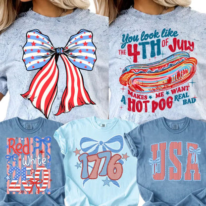 Comfort Colors® America 250 Years T-Shirt – Floral USA Stripe Graphic Tee, Retro July 4th Oversized Shirt, Semiquincentennial 1776–2026 Celebration Top - Teezioo