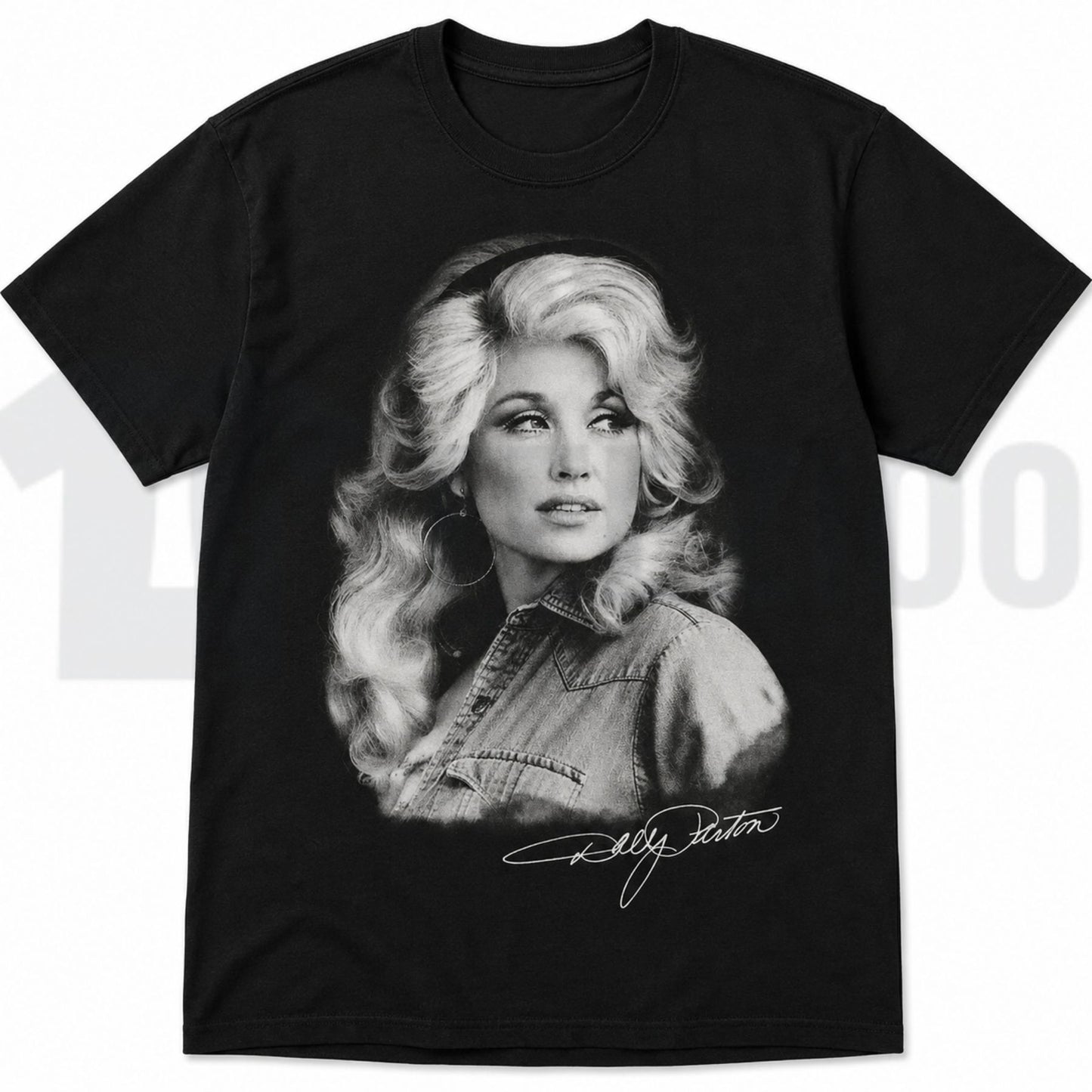 Dolly Parton Portrait Comfort Colors Shirt – Vintage Country Music Graphic Tee - Teezioo