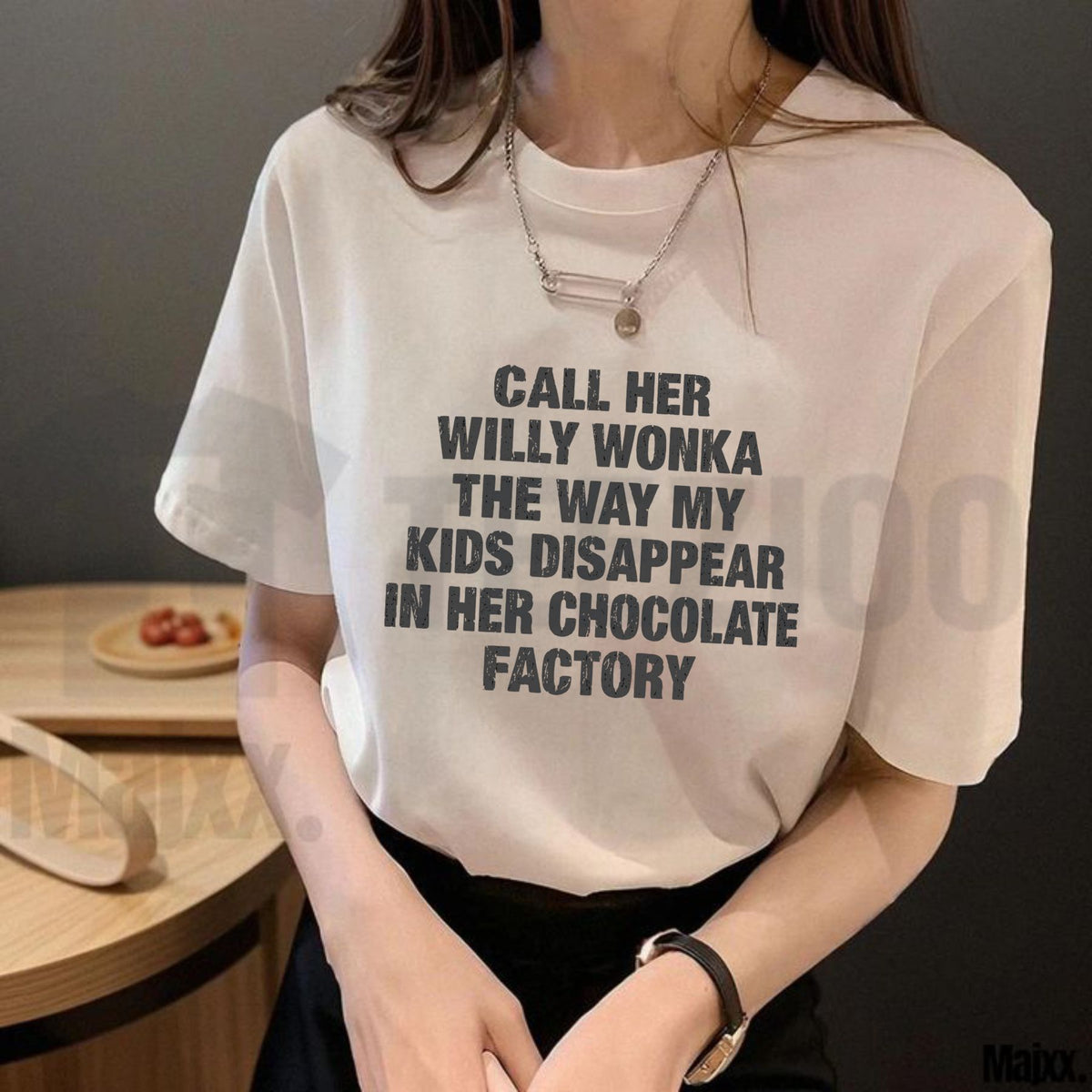 Funny Meme Top – Call Her Willy Wonka Graphic Apparel - Teezioo