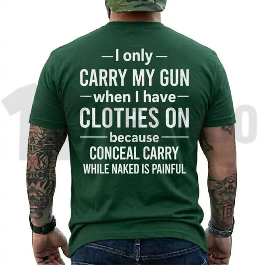 Funny Second Amendment Top – Gun Owner Humor Graphic Apparel - Teezioo