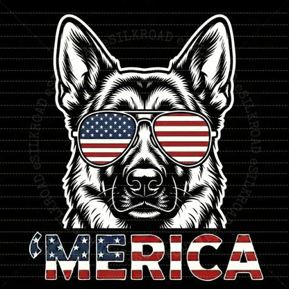 4th of July Dog Lover T-Shirt – Vintage Independence Day Graphic Tee