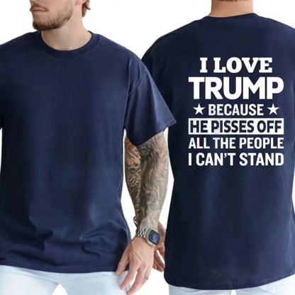 I Love It Typography Funny Humorous Daily Statement Graphic T-Shirt - Teezioo