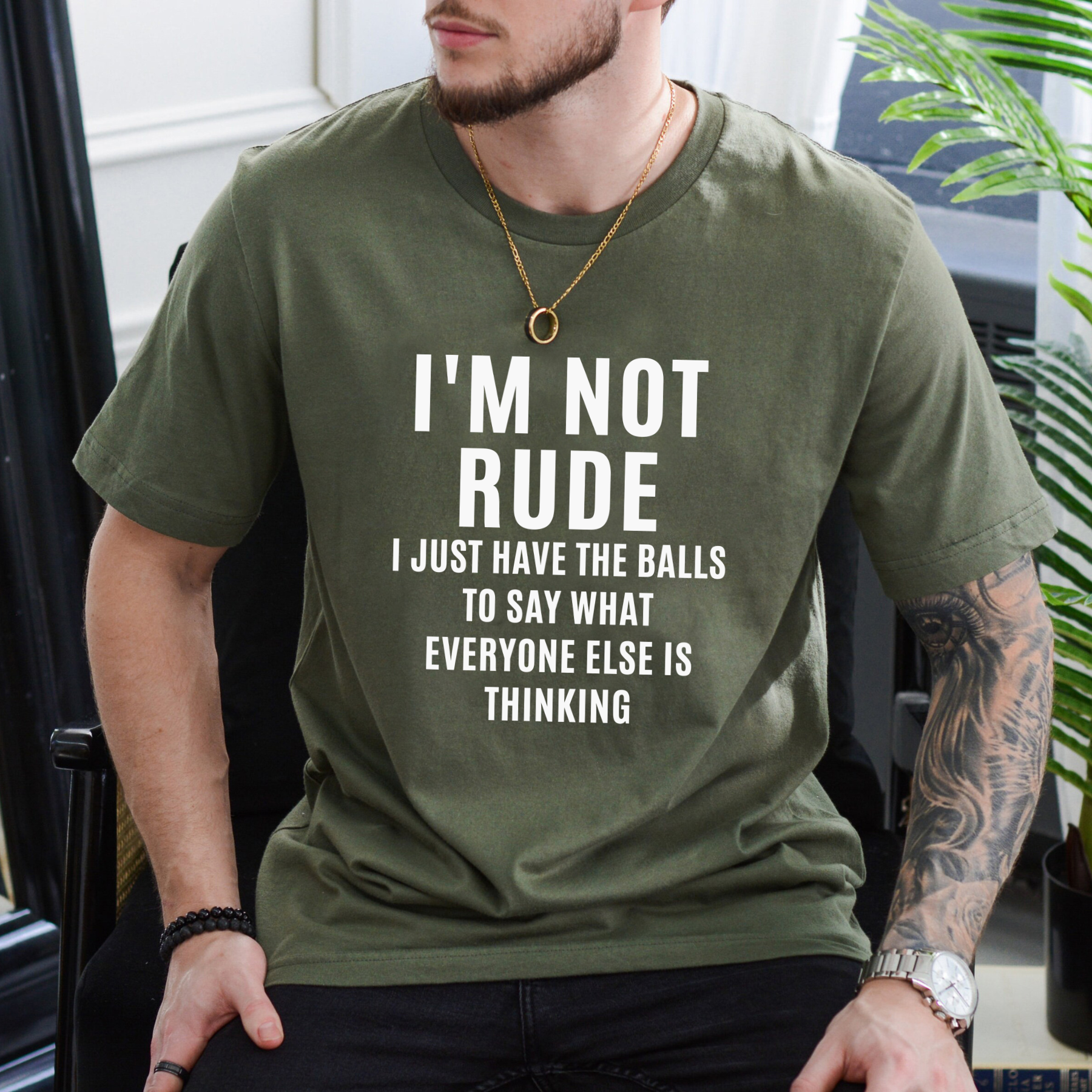 I'm Not Rude T-Shirt – Funny Brutal Honesty Graphic Tee - Teezioo