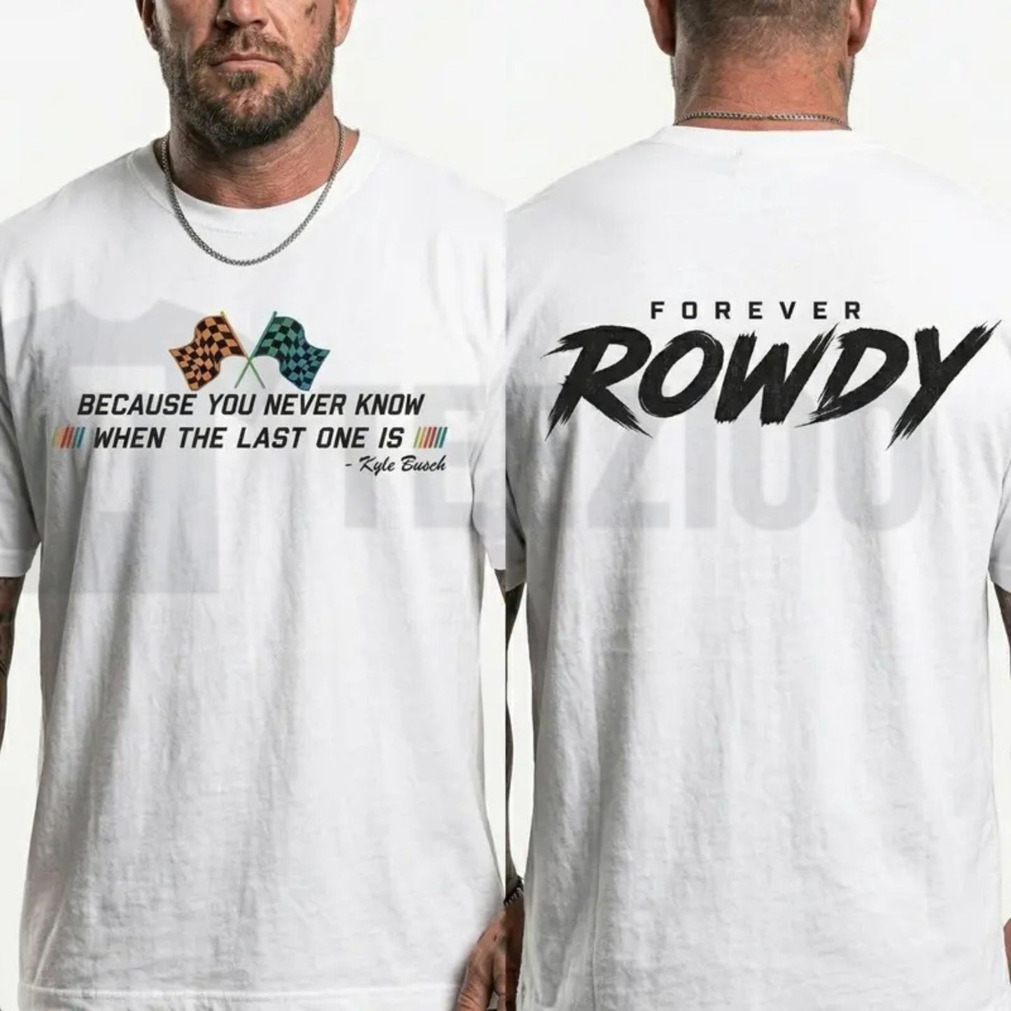 KB Tribute Racing Legend Memorial Rowdyyy Premium Graphic T-Shirt - Teezioo