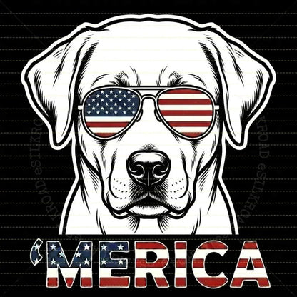 4th of July Dog Lover T-Shirt – Vintage Independence Day Graphic Tee