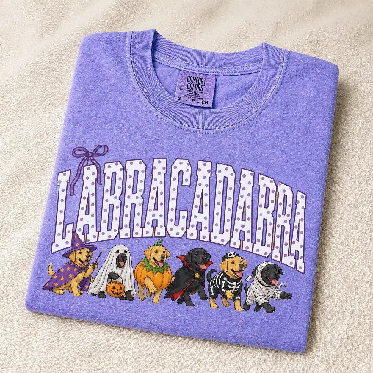 Comfort Colors Halloween Dog Breeds Shirt – Spooky Witch Hat Pumpkin Tee