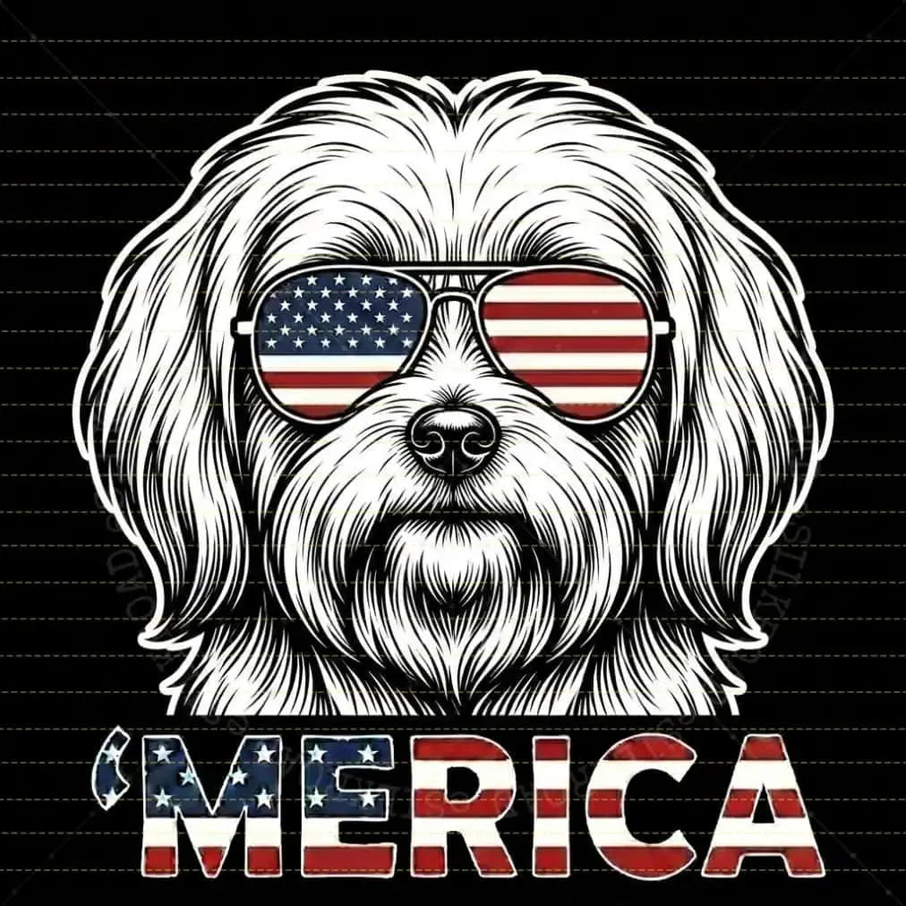 4th of July Dog Lover T-Shirt – Vintage Independence Day Graphic Tee