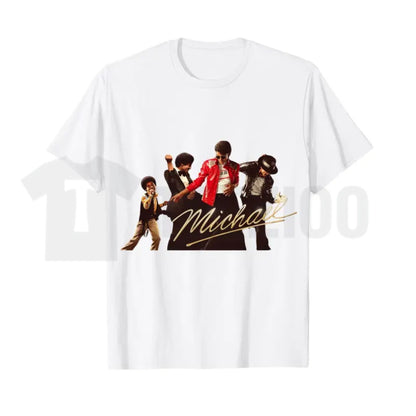 Michael Jackson Iconic Pose T-Shirt – Retro King of Pop Culture Graphic Tee, Signature Sparkling Jacket Music Fan Shirt - Teezioo