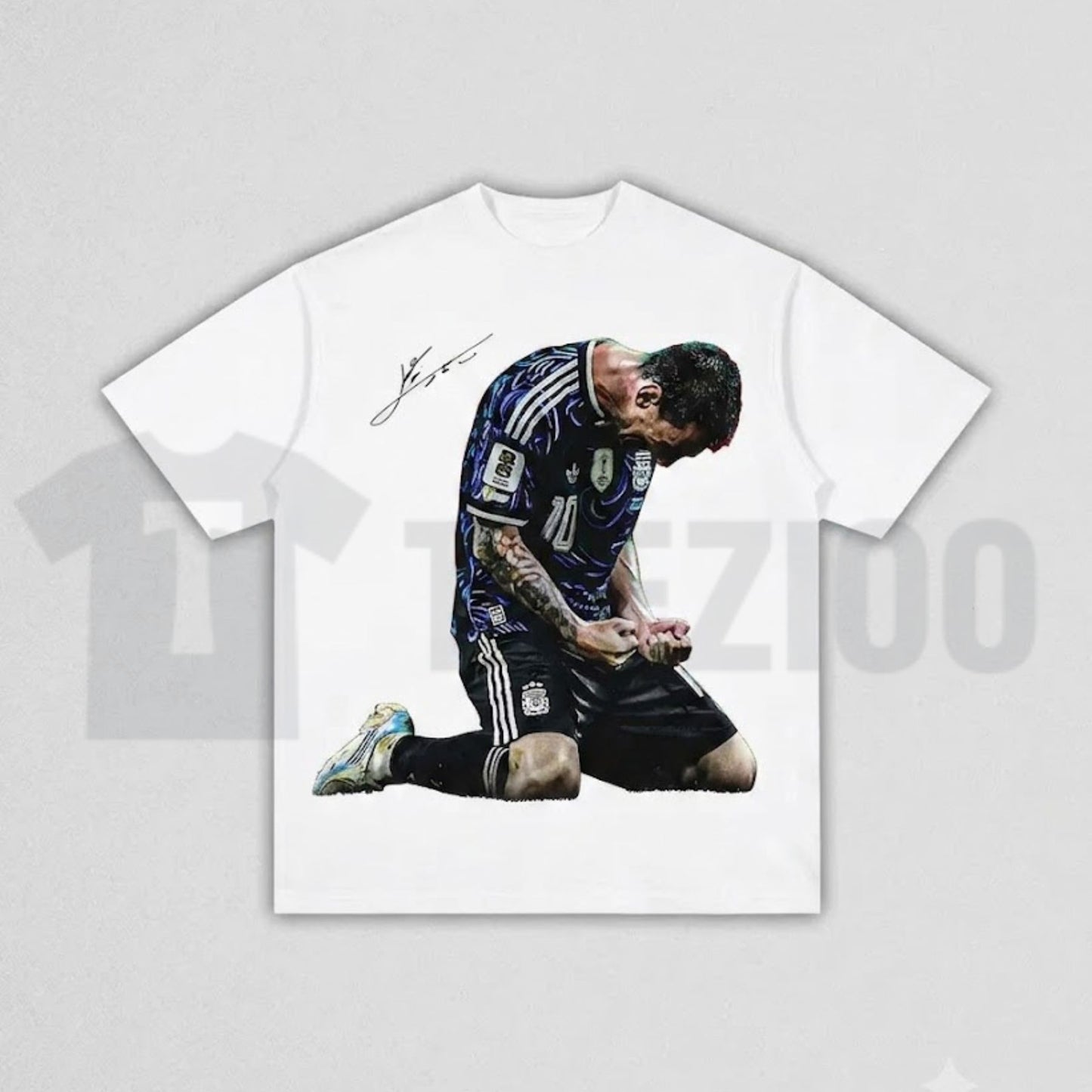 ONE MORE Sport Soccer Oversized Tee – Unisex Graphic Streetwear Shirt - Teezioo
