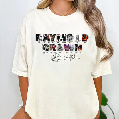 Raymond & Brown Inspired R&B T-Shirt – Retro Music Tribute Graphic Tee, Unisex Cotton Shirt - Teezioo