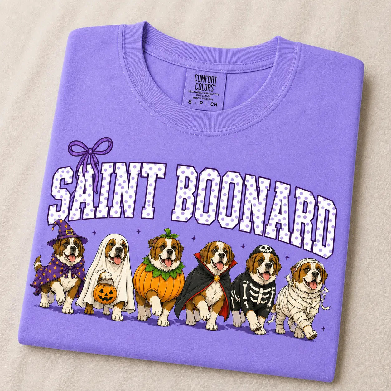 Comfort Colors Halloween Dog Breeds Shirt – Spooky Witch Hat Pumpkin Tee