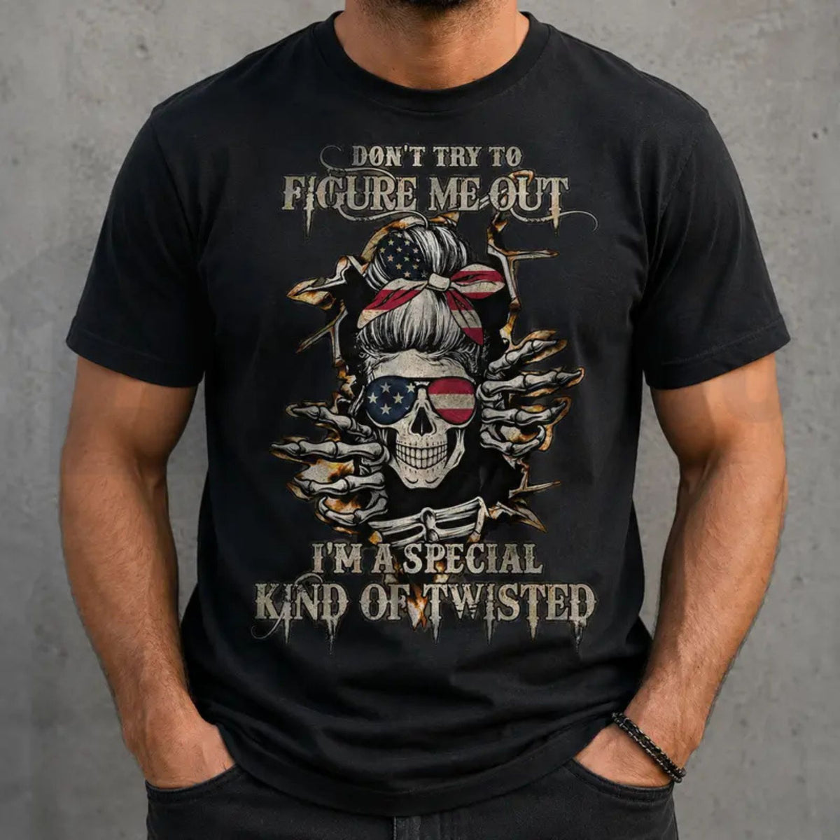 Sarcastic Pure Cotton Short Sleeve Top – Men's Dark Humor Graphic Apparel - Teezioo