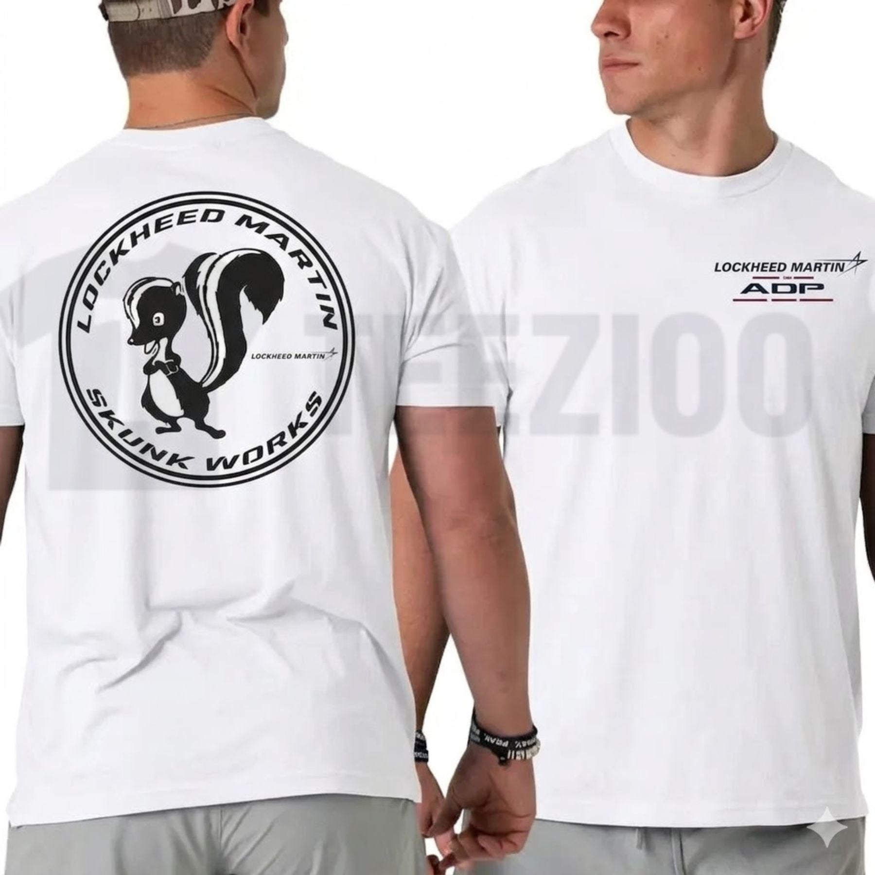 Skunk Works Inspired T-Shirt – Double Sided Aerospace Graphic Tee, Secret Projects Aviation Engineer Gift Shirt - Teezioo