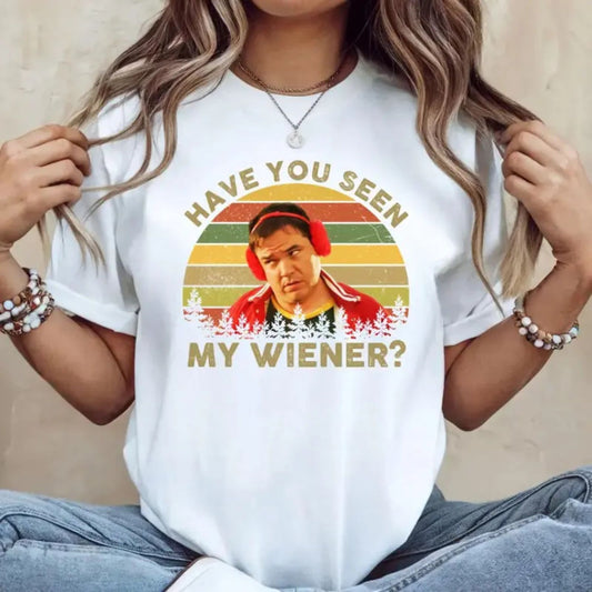 "Something About Mary" Have You Seen My Wiener T-Shirt – Funny 90s Comedy Movie Graphic Tee, Premium 100% Cotton Warren Quote Top, Made in USA - Teezioo