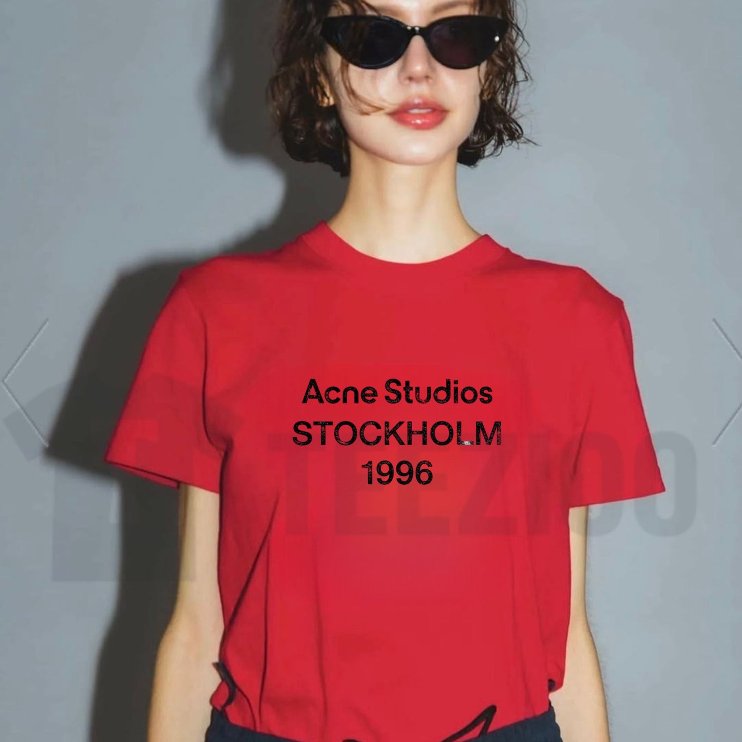 Stockholm 1996 Graphic Tee – Minimalist Distressed Off-White Top - Teezioo
