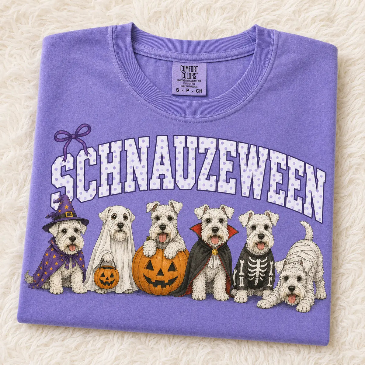 Comfort Colors Halloween Dog Breeds Shirt – Spooky Witch Hat Pumpkin Tee