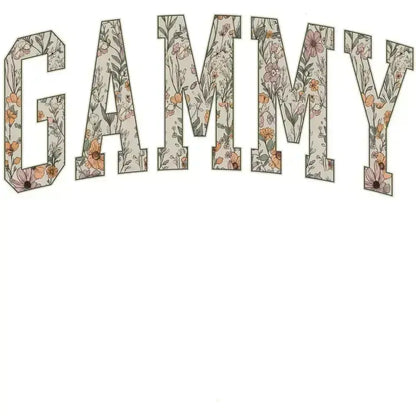 Grandma Gigi Nana Mimi Mama Auntie Floral Sweatshirt - Vintage Botanical Crewneck